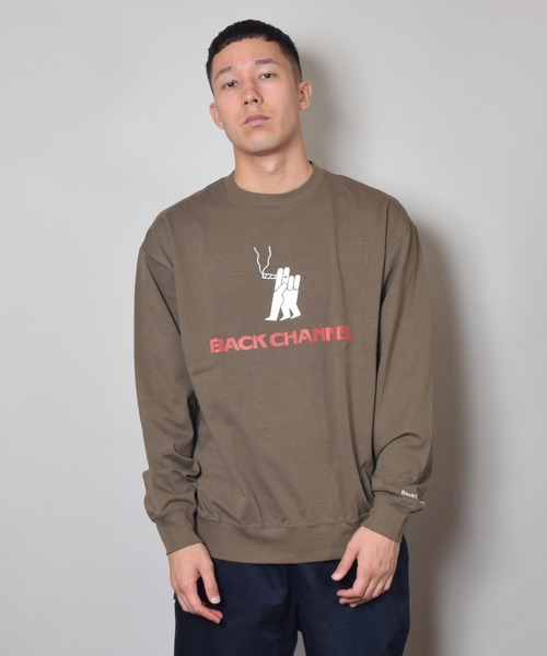 Back Channel（バックチャンネル）の「LIGHT CREW SWEAT（スウェット・メンズ・ブラック/イエロー/オリーブドラブ・MEDIUM/LARGE/X-LARGE/XX-LARGE）」の10枚目の写真