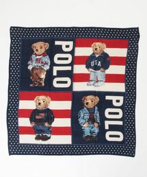 【POLO RALPH LAUREN】関税込★フラッグパッチスカーフ POLO RALPH LAUREN】関税込☆フラッグパッチスカーフ