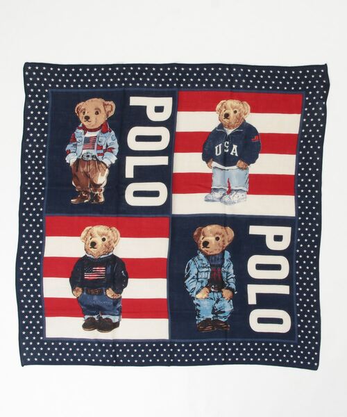 ★POLO RALPH LAUREN★ケイリー スカーフ ベア 楽天市場】ポロ ラルフローレン ポロベアー刺繍 スカーフ