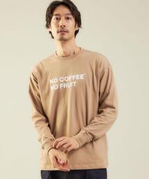 FRUIT OF THE LOOM | 【別注】＜FRUIT OF THE LOOM×NO COFFEE＞ロゴ T1 Tシャツ ロンT(Tシャツ/カットソー)