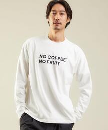 FRUIT OF THE LOOM | 【別注】＜FRUIT OF THE LOOM×NO COFFEE＞ロゴ T1 Tシャツ ロンT(Tシャツ/カットソー)