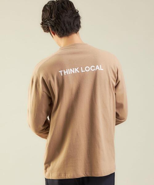 FRUIT OF THE LOOM（フルーツオブザルーム）の「OLT【別注】＜FRUIT OF THE LOOM×NO COFFEE＞ロゴ T1 Tシャツ ロンT（Tシャツ/カットソー・メンズ・ホワイト/ベージュ・L/M/XL）」の6枚目の写真