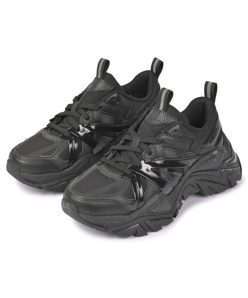 FILA（フィラ）の「エレクトローブ ２ / ELECTROVE 2 / 厚底スニーカー（スニーカー・レディース・ブラック・22.5cm/23.5cm/24.5cm/25.5cm/26.5cm/23.0cm/24.0cm/25.0cm/26.0cm/27.0cm/28.0cm）」の2枚目の写真