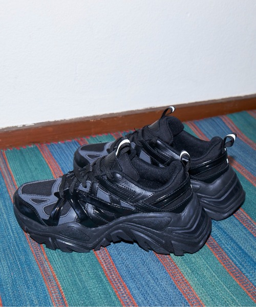 【未使用希少品】FILA ELECTROVE2 fila 厚底スニーカー24cm ELECTROVE 2 / エレクトローブ2 ウィメンズ ハイテク厚底