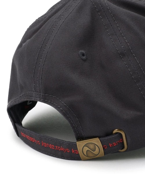 KaneZ(ケインズ)の「KaneZ/ケインズ/ワンポイント刺繍キャップ/ClanLogoCap(キャップ・メンズ・ブラック/グレー・FREE)」の4枚目の写真