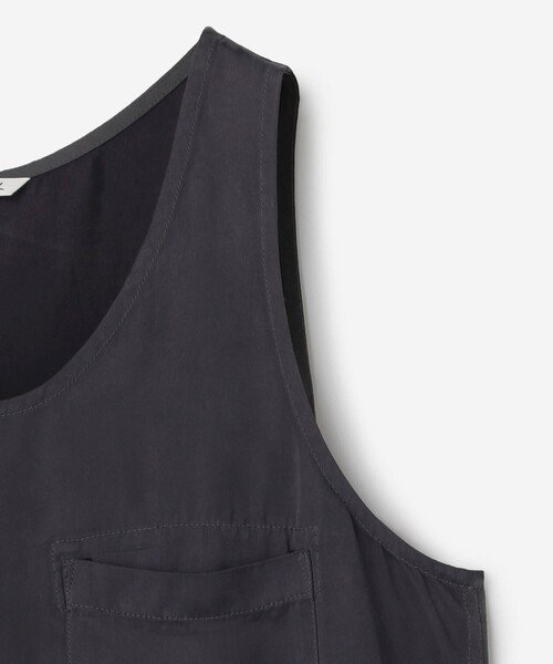 LE GLAZIK（ルグラジック）の「LE GLAZIK | スリーブレスドレス WOMEN（ワンピース・レディース・カーキ/ネイビー・36）」の5枚目の写真