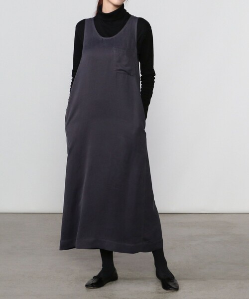 LE GLAZIK（ルグラジック）の「LE GLAZIK | スリーブレスドレス WOMEN（ワンピース・レディース・カーキ/ネイビー・36）」の11枚目の写真