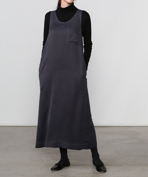 LE GLAZIK（ルグラジック）の「LE GLAZIK | スリーブレスドレス WOMEN（ワンピース・レディース・カーキ/ネイビー・36）」の16枚目の写真