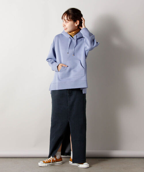 fredy repit（フレディレピ）の「スリットナロー デニムスカート（デニムスカート・レディース・ブラック/ネイビー・38/36）」の19枚目の写真