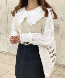 apres jour | フリル襟ブラウス【ZOZOTOWN限定アイテム】(シャツ/ブラウス)