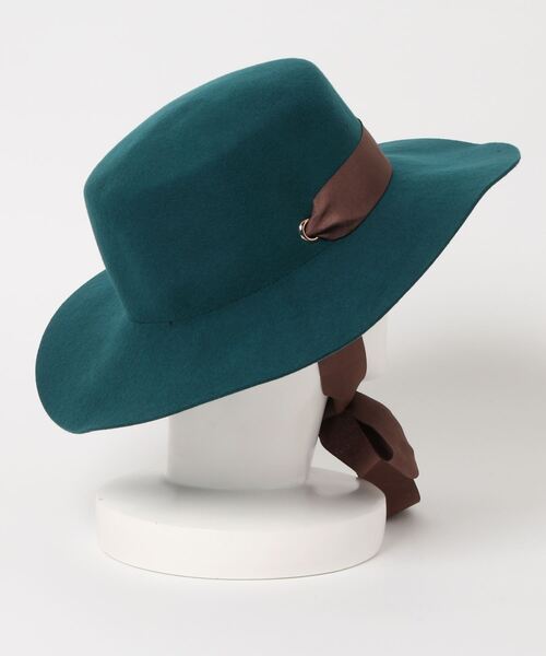 チャイハネ（チャイハネ）の「【チャイハネ】ジェスロングリボンハット（ハット・レディース・グレー/ターコイズブルー・FREE）」の6枚目の写真