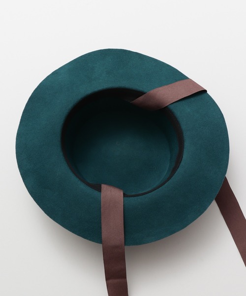 チャイハネ（チャイハネ）の「【チャイハネ】ジェスロングリボンハット（ハット・レディース・グレー/ターコイズブルー・FREE）」の8枚目の写真