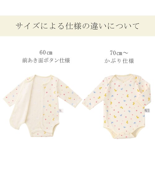 HOT BISCUITS（ホットビスケッツ）の「長袖ボディシャツ２枚セット（肌着・キッズ・ピンク/ブルー・90cm/60cm/80ｃｍ/70cm）」の22枚目の写真