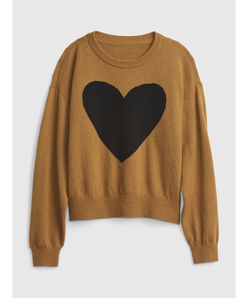 GAP（ギャップ）の「グラフィックセーター (キッズ)（ニット/セーター・キッズ・ピンク系その他/キャメル・M/S/L/XL/XXL/XS）」の2枚目の写真