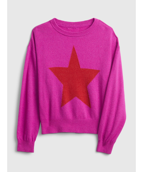 GAP（ギャップ）の「グラフィックセーター (キッズ)（ニット/セーター・キッズ・ピンク系その他/キャメル・M/S/L/XL/XXL/XS）」の3枚目の写真
