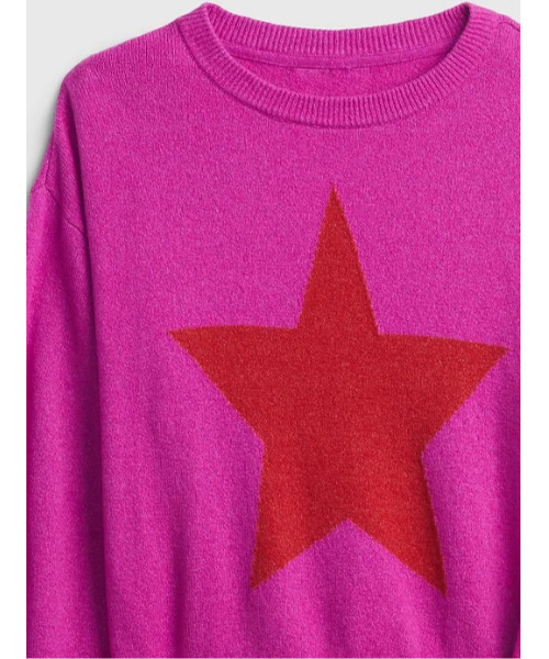 GAP（ギャップ）の「グラフィックセーター (キッズ)（ニット/セーター・キッズ・ピンク系その他/キャメル・M/S/L/XL/XXL/XS）」の6枚目の写真
