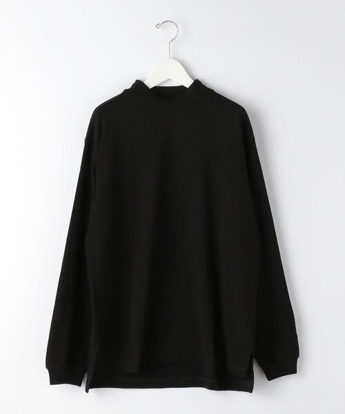 green label relaxing（グリーンレーベルリラクシング）の「＜green label relaxing＞GIZA ソリッド モックネック 長袖 カットソー（Tシャツ/カットソー・メンズ・ホワイト/ブラック・S/M/L/XL）」の10枚目の写真