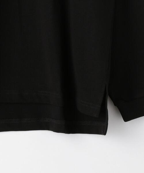 green label relaxing（グリーンレーベルリラクシング）の「＜green label relaxing＞GIZA ソリッド モックネック 長袖 カットソー（Tシャツ/カットソー・メンズ・ホワイト/ブラック・S/M/L/XL）」の14枚目の写真