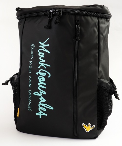 Mark Gonzales(マーク・ゴンザレス)の「【Mark Gonzales】Mark Gonzales マークゴンザレス リュック バックパック(バックパック/リュック・メンズ・ブラック×ブルー・FREE)」の1枚目の写真