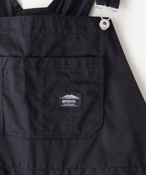 OUTDOOR PRODUCTS APPAREL(アウトドアプロダクツアパレル)の「【OUTDOOR PRODUCTS/アウトドアプロダクツ】防汚加工 ツイルオーバーオール ワンポイントブランドロゴ(サロペット/オーバーオール・メンズ・ブラック/ベージュ/オリーブ・SMALL/LARGE/MEDIUM/X-LARGE)」の9枚目の写真
