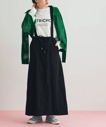 bohmal | サスペンダー付きミリタリーロングスカート(スカート)