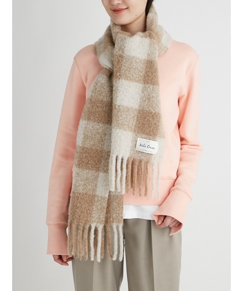 Mila Owen（ミラオーウェン）の「ブロックチェックストール（ストール