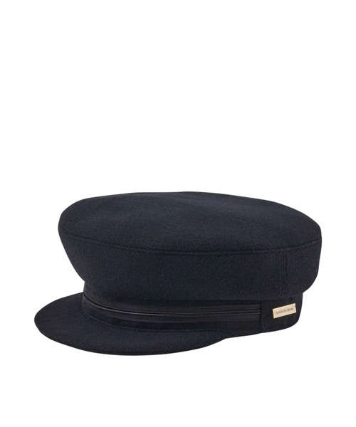 MAISON Birth（メゾンバース）の「MAISON Birth メゾンバース / LAMB’ S WOOL MARINE CAP ラムウールマリンキャップ / MB-21305（キャスケット・レディース・ブラック/オフホワイト/ベージュ・FREE）」の5枚目の写真