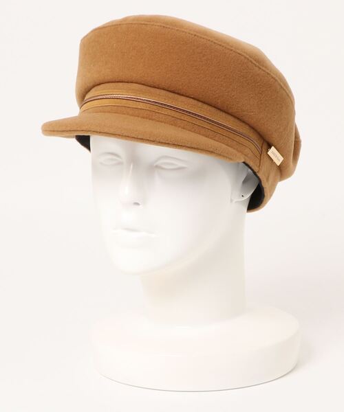 MAISON Birth（メゾンバース）の「MAISON Birth メゾンバース / LAMB’ S WOOL MARINE CAP ラムウールマリンキャップ / MB-21305（キャスケット・レディース・ブラック/オフホワイト/ベージュ・FREE）」の9枚目の写真