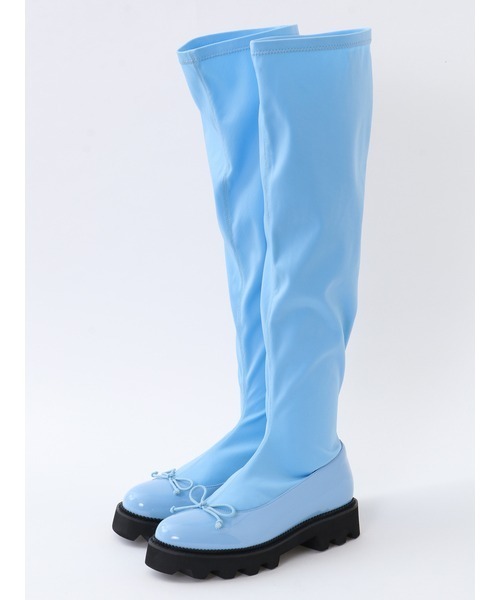 PINK HOUSE(ピンクハウス)の「Long boots(ブーツ・レディース・ライトブルー/ブラック/ブラウン・MEDIUM/LARGE/SMALL)」の5枚目の写真