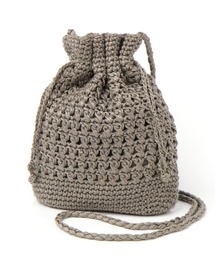 ニットクロシェショルダーバッグ