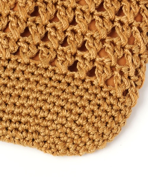 studio CLIP（スタディオクリップ）の「ニットクロシェショルダーバッグ（ショルダーバッグ・レディース・グレー/アイボリー/キャメル/ブラック/ブルー・FREE）」の18枚目の写真