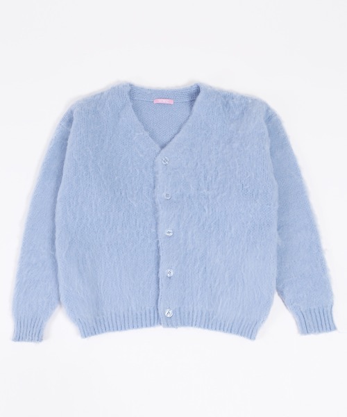 WC(ダブル シー)の「モヘアタッチビッグカーディガン(カーディガン/ボレロ・レディース・ブラック/ピンク/グリーン/ライトパープル/サックスブルー/ホワイト・FREE)」の22枚目の写真