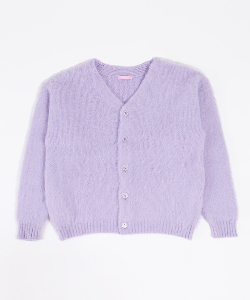 WC(ダブル シー)の「モヘアタッチビッグカーディガン(カーディガン/ボレロ・レディース・ブラック/ピンク/グリーン/ライトパープル/サックスブルー/ホワイト・FREE)」の21枚目の写真