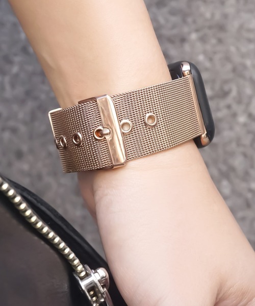 Urban Coral(アーバンコーラル)の「Apple Watch Band / アップルウォッチ バンド ピンバックルステンレス / Urban Coral(デジタル腕時計・レディース・ブラック/ピンク/シルバー/ゴールド/ゴールド系その他/シャンパン・40mm/44mm)」の10枚目の写真