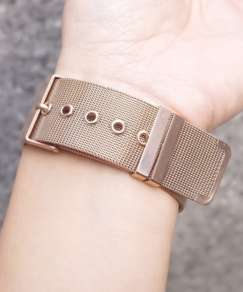 Urban Coral(アーバンコーラル)の「Apple Watch Band / アップルウォッチ バンド ピンバックルステンレス / Urban Coral(デジタル腕時計・レディース・ブラック/ピンク/シルバー/ゴールド/ゴールド系その他/シャンパン・40mm/44mm)」の11枚目の写真
