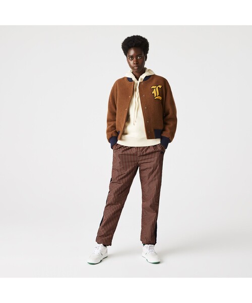 LACOSTE L!VE（ラコステライブ）の「LACOSTE L!VE チェックトラックパンツ（その他パンツ・メンズ・ブラウン・S/M/L/XS）」の3枚目の写真