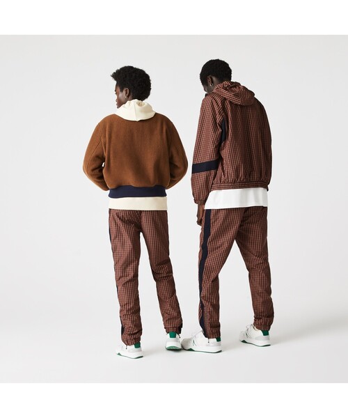 LACOSTE L!VE（ラコステライブ）の「LACOSTE L!VE チェックトラックパンツ（その他パンツ・メンズ・ブラウン・S/M/L/XS）」の4枚目の写真