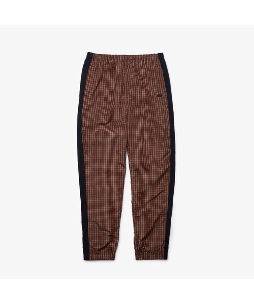 LACOSTE L!VE（ラコステライブ）の「LACOSTE L!VE チェックトラックパンツ（その他パンツ・メンズ・ブラウン・S/M/L/XS）」の6枚目の写真