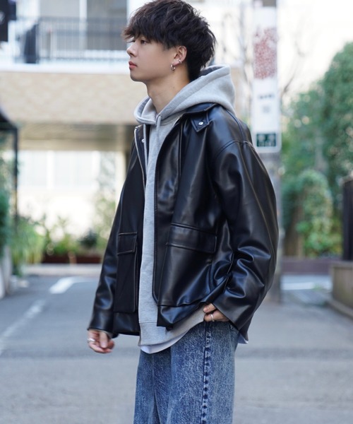 ADAMASTE（アダマスト）の「ステンレスフープピアス/イヤリング【両耳用】（ピアス（両耳用）・メンズ・シルバー/シルバー系その他・FREE）」の12枚目の写真