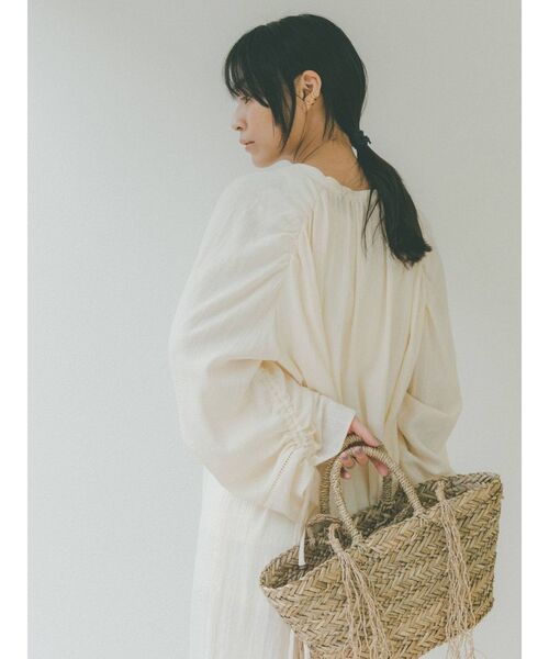 Ungrid（アングリッド）の「シーグラスショルダーバッグ（かごバッグ・レディース・ベージュ・FREE）」の11枚目の写真