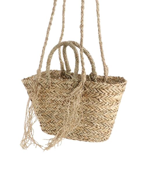 Ungrid（アングリッド）の「シーグラスショルダーバッグ（かごバッグ・レディース・ベージュ・FREE）」の13枚目の写真