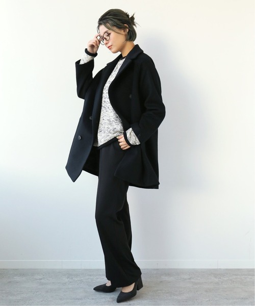 Simplicite（サンプリシテ）の「Pコート◆（その他アウター・レディース・ブラック/カーキ/アイボリー・FREE）」の5枚目の写真