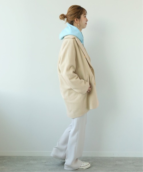 Simplicite（サンプリシテ）の「Pコート◆（その他アウター・レディース・ブラック/カーキ/アイボリー・FREE）」の13枚目の写真