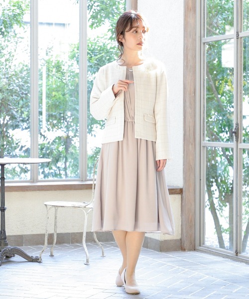 Honeys（ハニーズ）の「プリーツ使いワンピース（ワンピース）」 - WEAR
