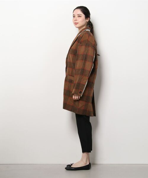 AS KNOW AS PINKY（アズノゥアズピンキー）の「上品フォルムコクーンコート（チェスターコート・レディース・ホワイト系その他/グレー系その他/ブラウン系その他・FREE）」の22枚目の写真