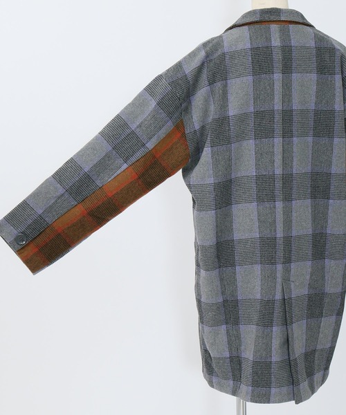 AS KNOW AS PINKY（アズノゥアズピンキー）の「上品フォルムコクーンコート（チェスターコート・レディース・ホワイト系その他/グレー系その他/ブラウン系その他・FREE）」の12枚目の写真