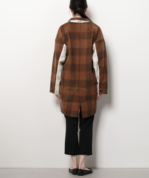 AS KNOW AS PINKY（アズノゥアズピンキー）の「上品フォルムコクーンコート（チェスターコート・レディース・ホワイト系その他/グレー系その他/ブラウン系その他・FREE）」の20枚目の写真