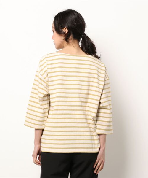 nappalm(ナップパーム)の「【 nappalm / ナップパーム 】 天竺バスクボーダーシャツ 411920259 NPP(Tシャツ/カットソー・レディース・ピンク/イエロー/グリーン/その他2/その他3/その他1/ネイビー・FREE)」の9枚目の写真