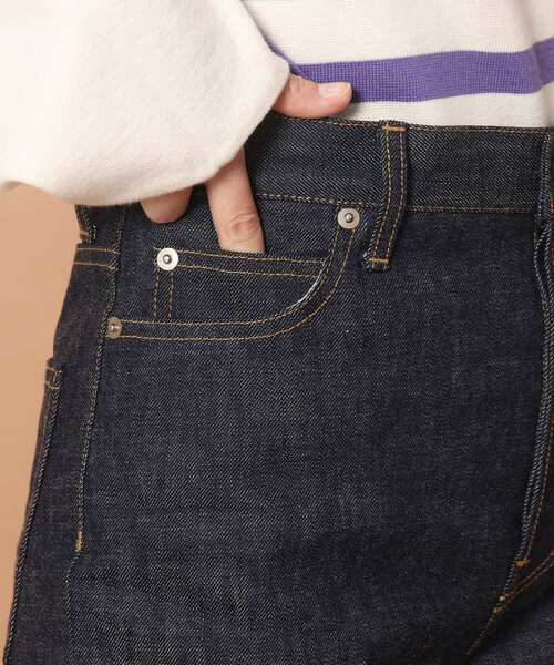 DRESSTERIOR(ドレステリア)の「◆【otonaMUSE5月号掲載】ストレートデニムパンツ(デニムパンツ・レディース・ネイビー/ブルー・38/36/34/40)」の9枚目の写真