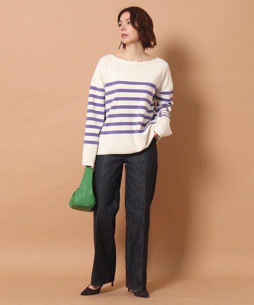 DRESSTERIOR(ドレステリア)の「◆【otonaMUSE5月号掲載】ストレートデニムパンツ(デニムパンツ・レディース・ネイビー/ブルー・38/36/34/40)」の20枚目の写真